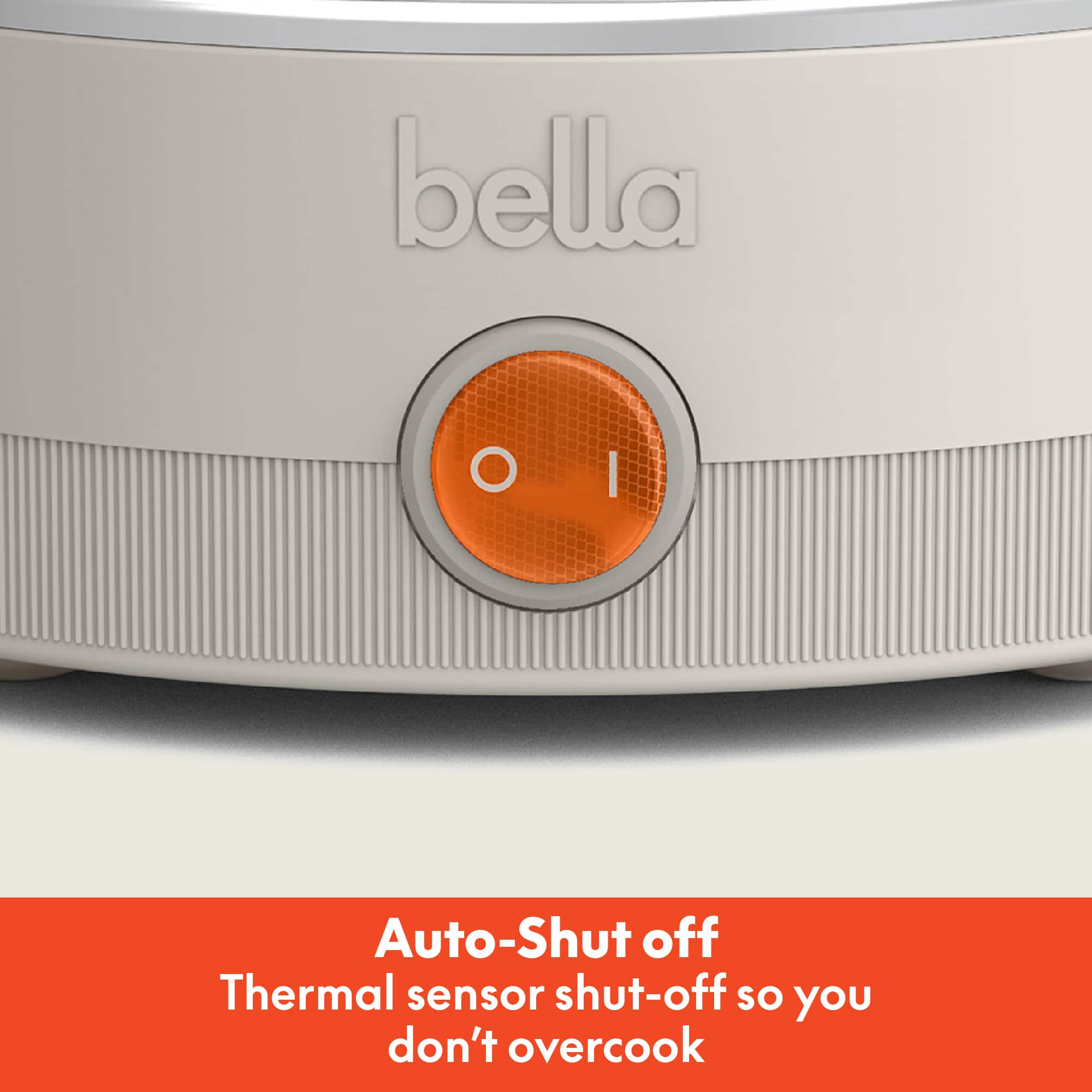 Auto-Shut off
Thermal sensor shut-off so you don't overcook
