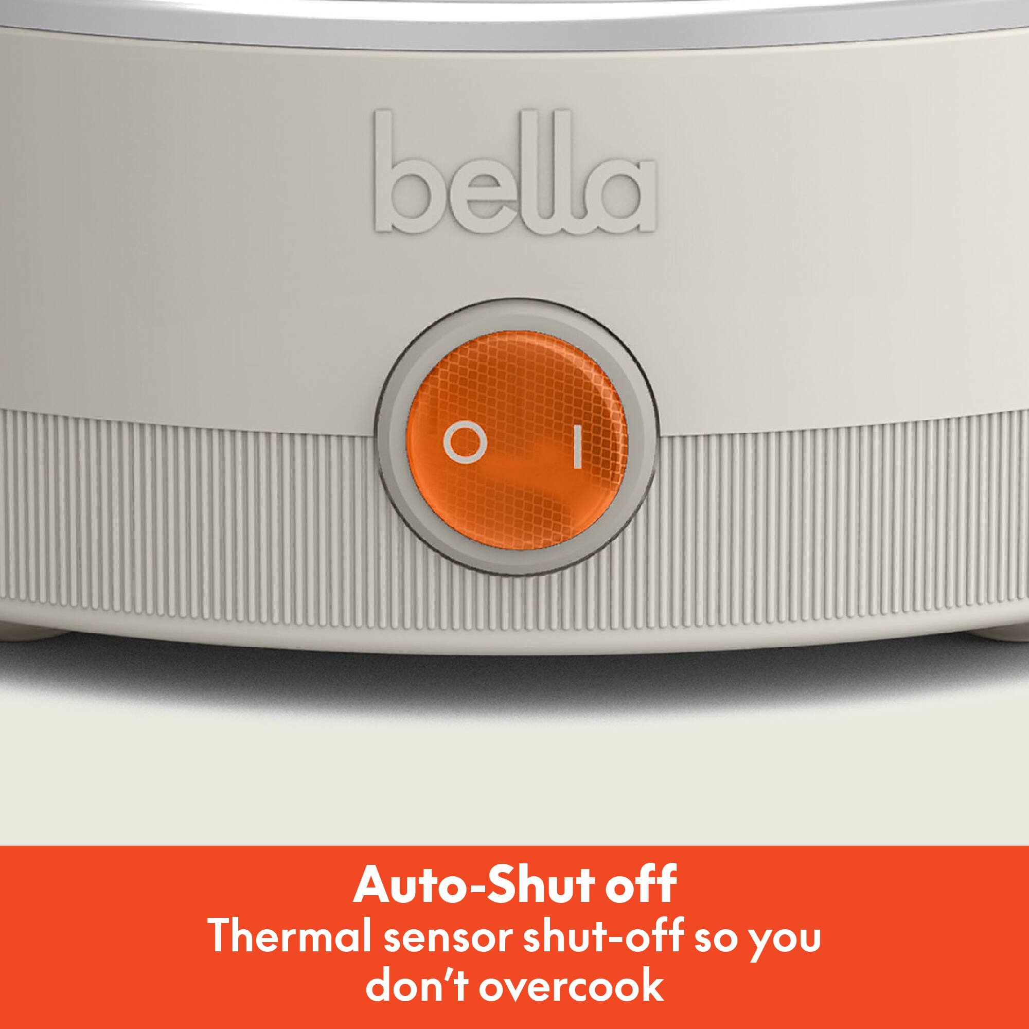 Auto-Shut off  
Thermal sensor shut-off so you don't overcook