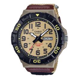 Casio - Men's Oversized Sport Watch with Dial - MRW-210HB-5BV - Brown