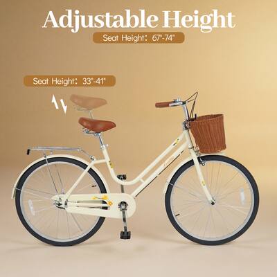 VENICE I Love Italy Cruiser 26 Zoll – Sun On The Beach Lady, Beige, Stilvolles Citybike Für Entspannte Touren