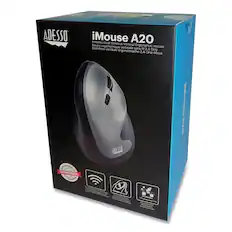 ADESSO iMouse Antimicrobial A20 Wireless Vertical Souris ergonomique Ergonomic mouse Drahtlose verticale sans fil 2.4 vertikale ergonomische GHz 2.4-GHz-Maus ADESSO IWekS B20 ANTIMICROBIAL - Sachotoney S Design Denge - SA