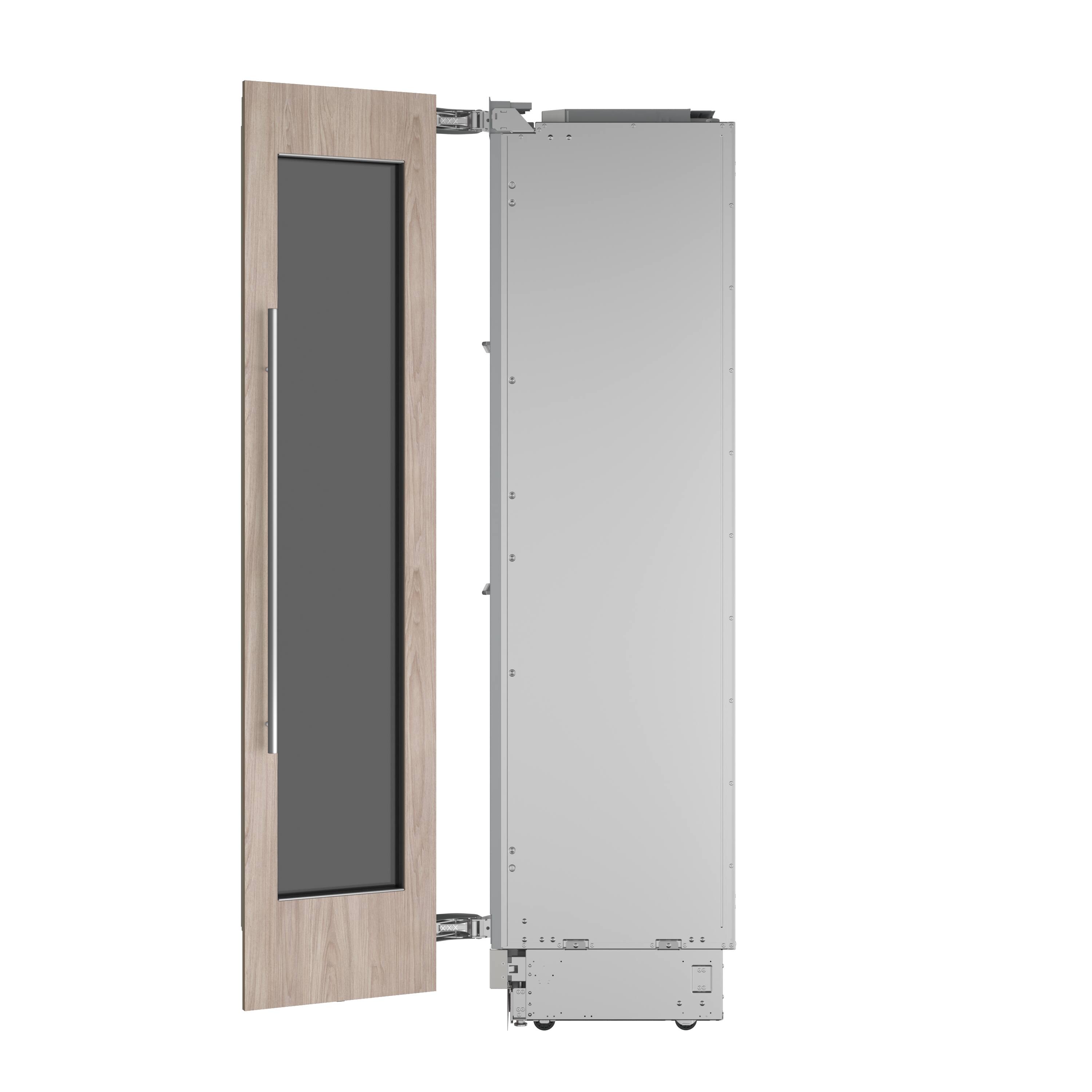 Alt View 4. Thermador - Freedom Collection 65-Bottle 3-Zone Smart Built-in Wine Preservation Column with Presenter - Custom Panel Ready.