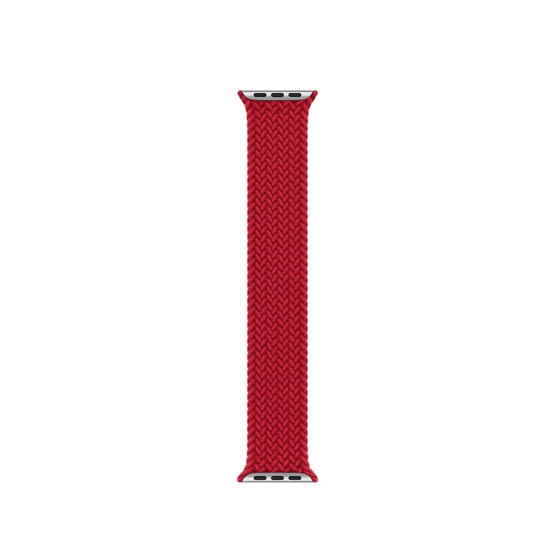 Apple - Watch Braided Solo Loop 40mm - Size 7 - Red