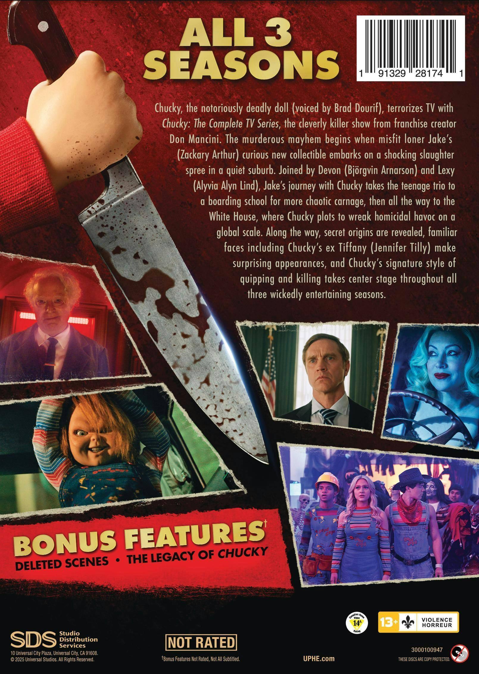 Back. Chucky: The Complete Series [DVD].