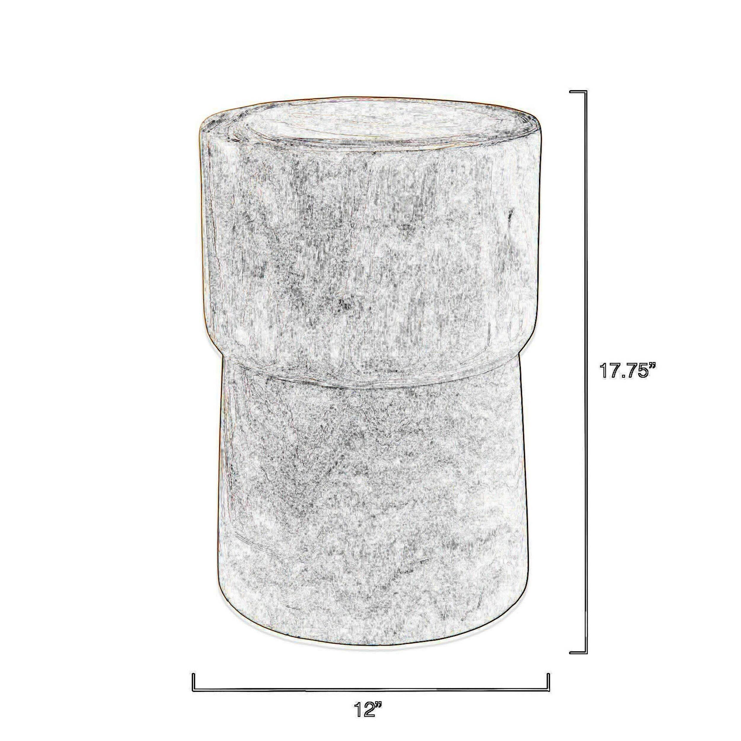 Manhattan Lane 18 Inch Modern Side End Table, Round Surface, Paulownia ...