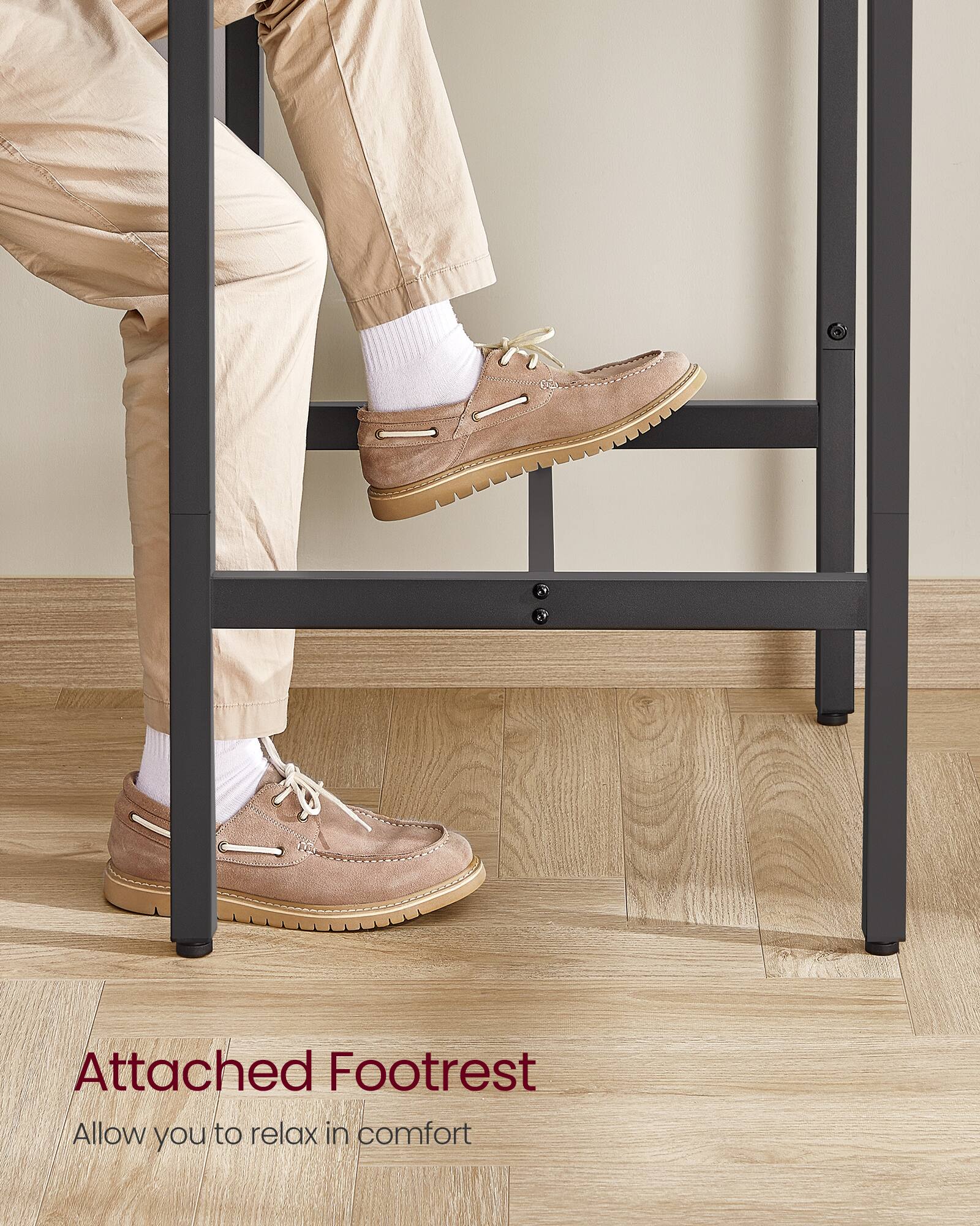 Attached Footrest  
Allow you to relax in comfort