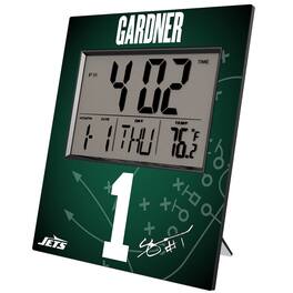Keyscaper - Ahmad Sauce Gardner Digital Desk & Wall Clock - Multicolor