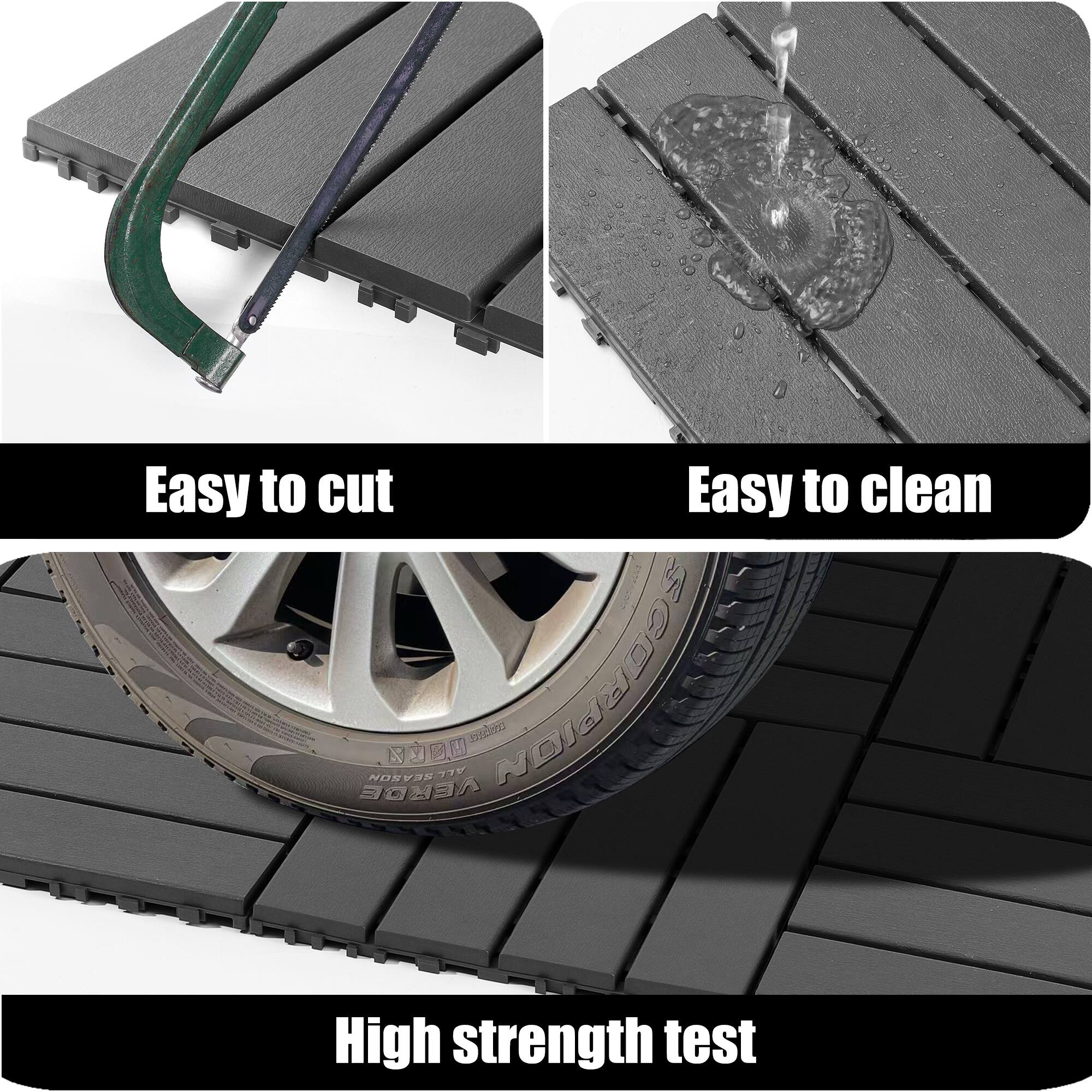 Easy to cut  
Easy to clean  
High strength test