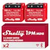 Shelly 1PM Mini Gen3
110-240 VAC, 50/60 Hz
max. 8 A / 2000 W @ 240 VAC
Shelly Gen3
8 A SMART SWITCH WITH POWER METERING
x2