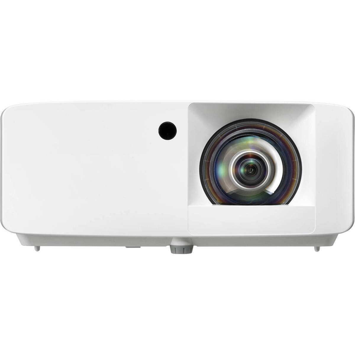 Alt View 2. Optoma - Optoma ZW350ST DuraCore Technology WXGA Compact ST Laser DLP Projector - White.