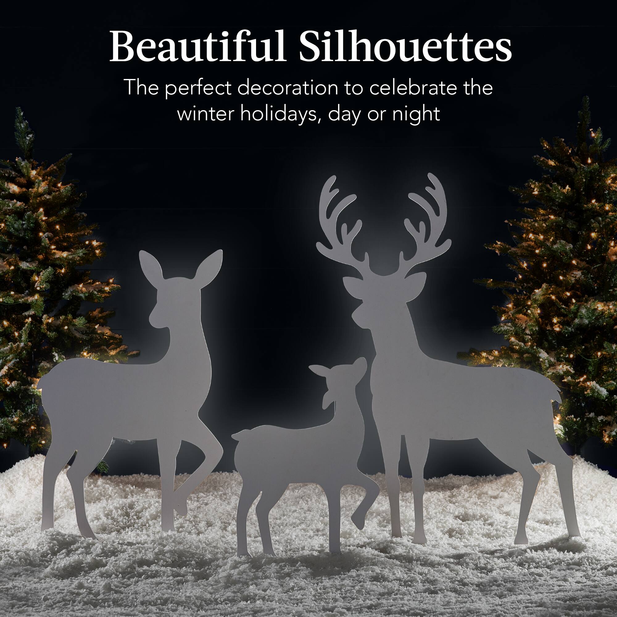 Beautiful Silhouettes

The perfect decoration to celebrate the winter holidays, day or night
