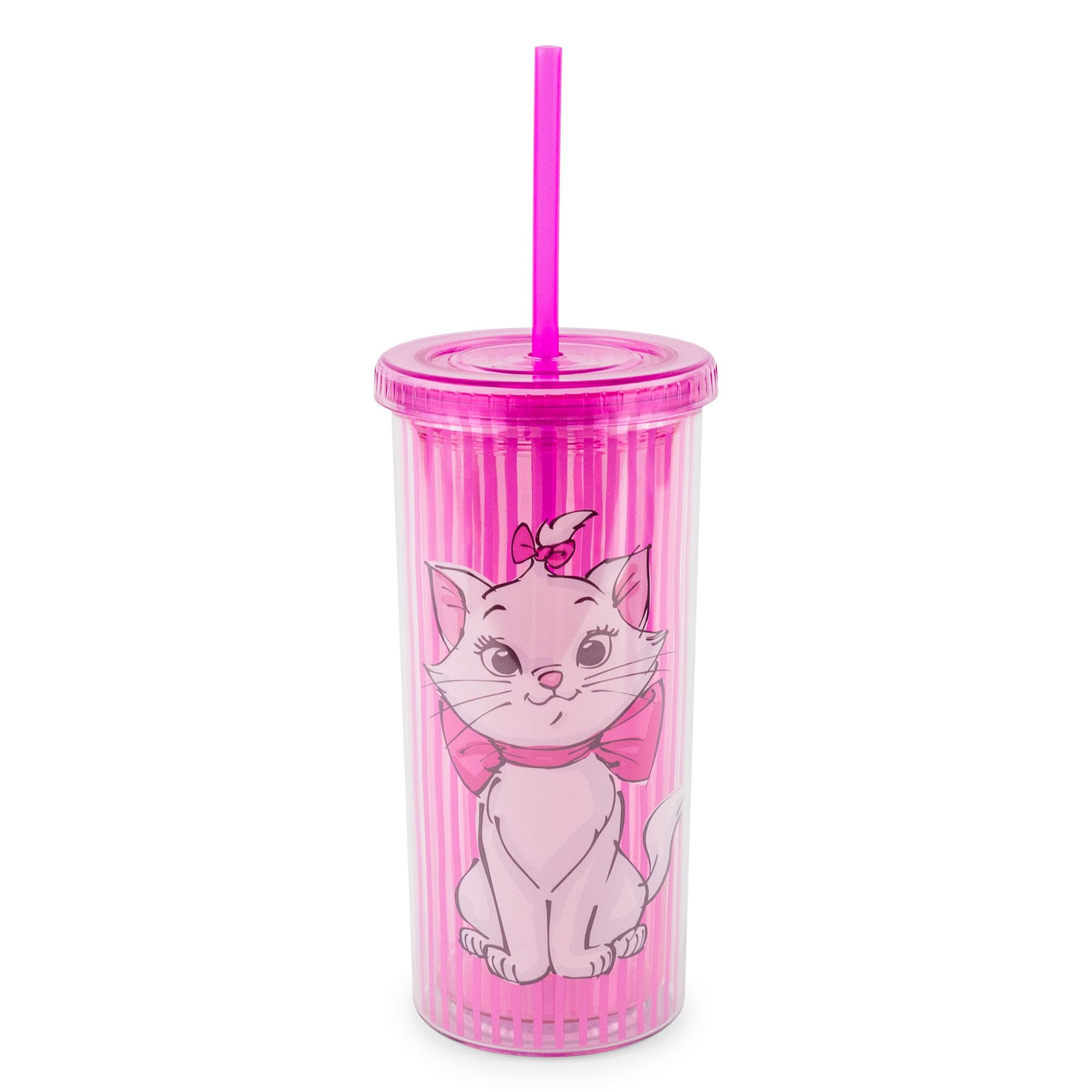 Silver Buffalo - Disney The Aristocats Marie Carnival Cup With Lid And Straw | Holds 20 Ounces - Purple