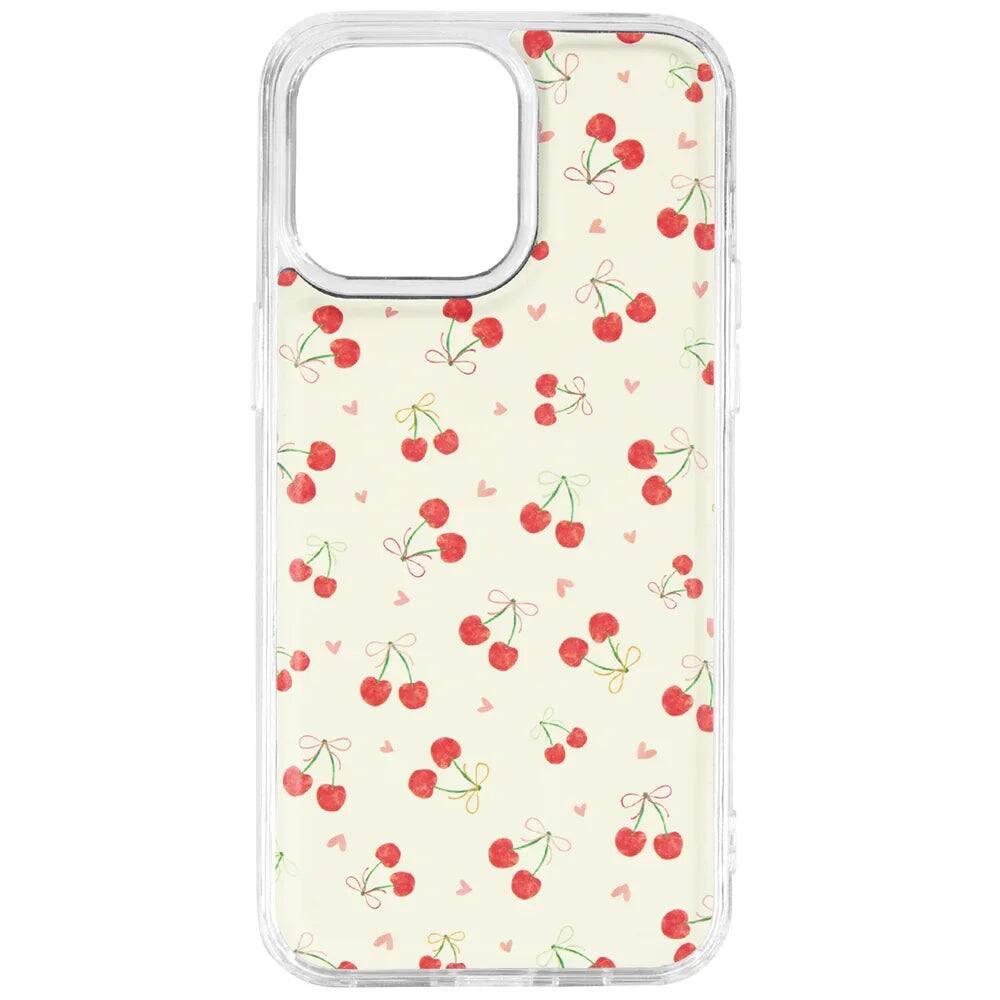 Front. Walli Cases - Walli Cases iPhone 14 Plus MagSafe Case - Cherry On Top - Cherry On Top.