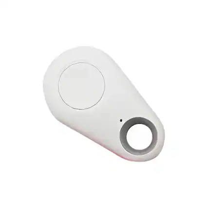 Front. Kitcheniva - Mini Bluetooth Anti-Lost Tracker GPS Locator Alarm White - White.