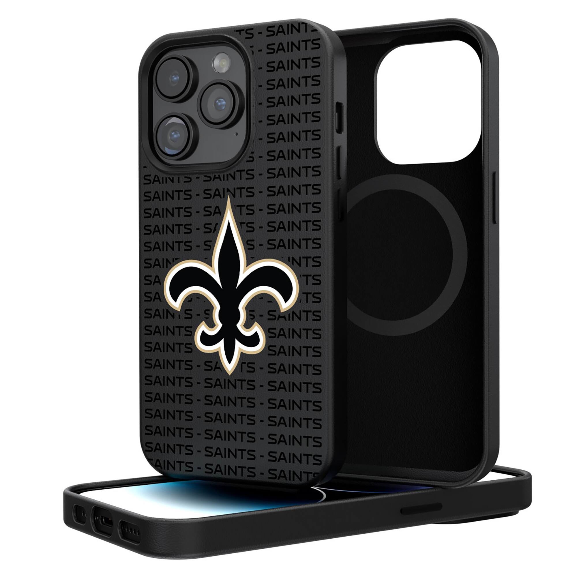 Keyscaper - NFL - New Orleans Saints Primary Logo iPhone Magnetic Bump Case - 16 Pro Max - Black price history on PriceWatchPro