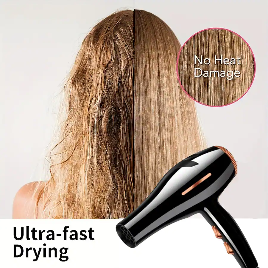 Morfone Hair Drying Set with Air Blower and Hair Clamps Hair Dryer ...