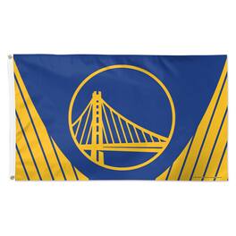 WinCraft - Golden State Warriors 3' x 5' Horizontal Stripe Deluxe Single-Sided Flag - Multicolor