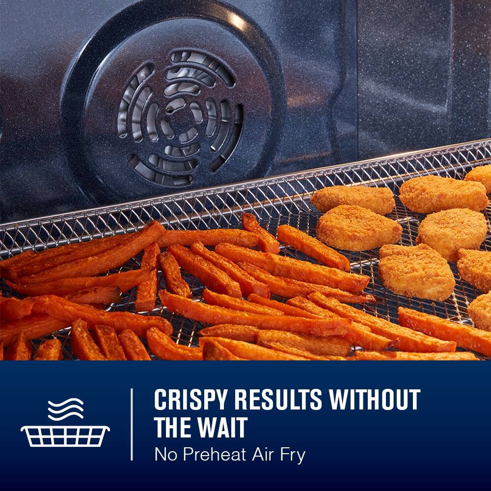 CRISPY RESULTS WITHOUT THE WAIT  
No Preheat Air Fry