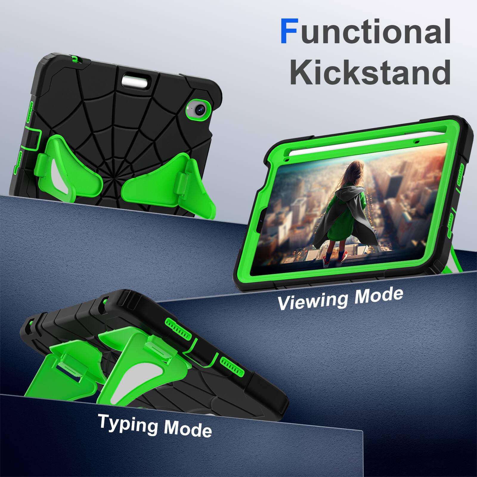 Functional Kickstand

Viewing Mode

Typing Mode