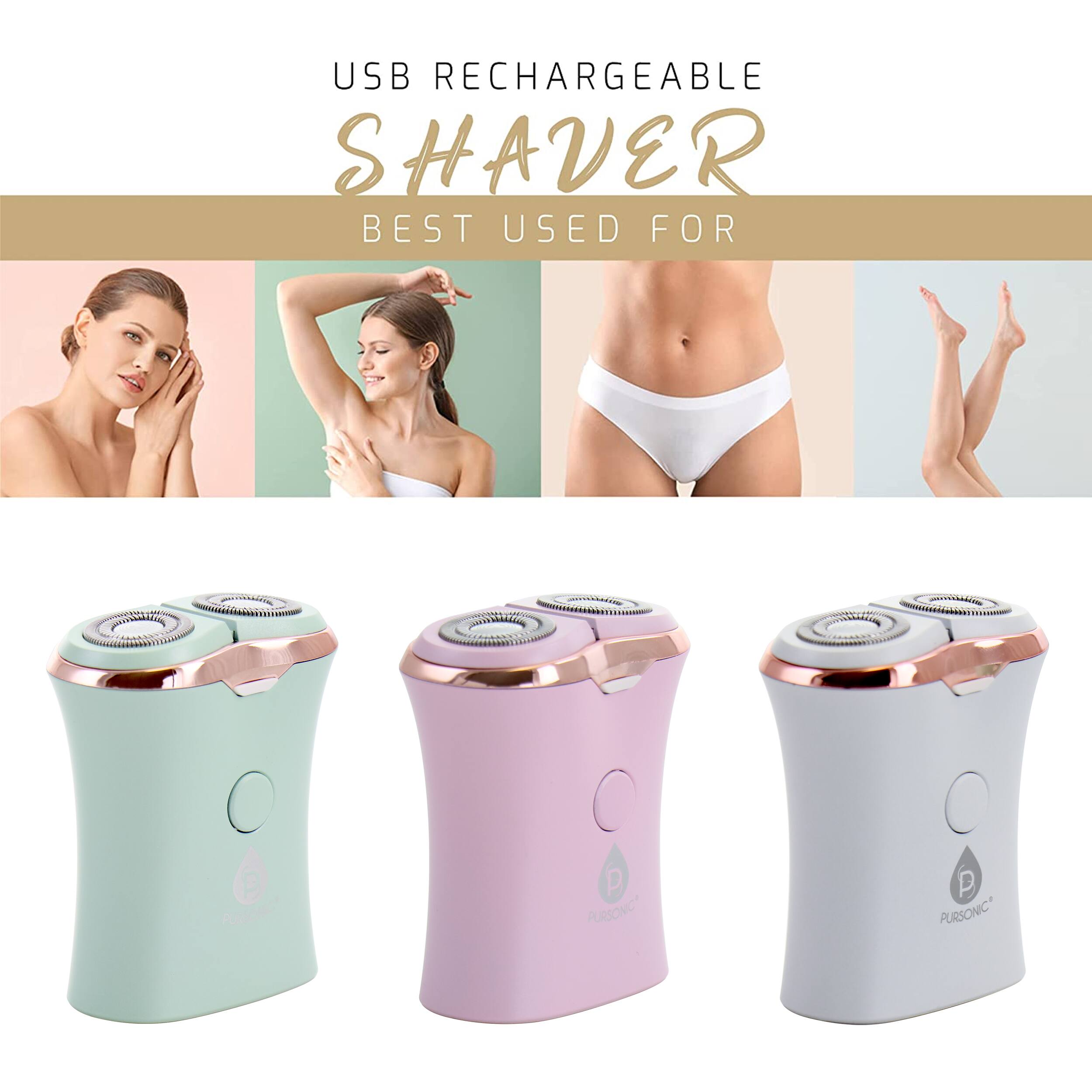 USB RECHARGEABLE SHAVER BEST USED FOR P PURSONC