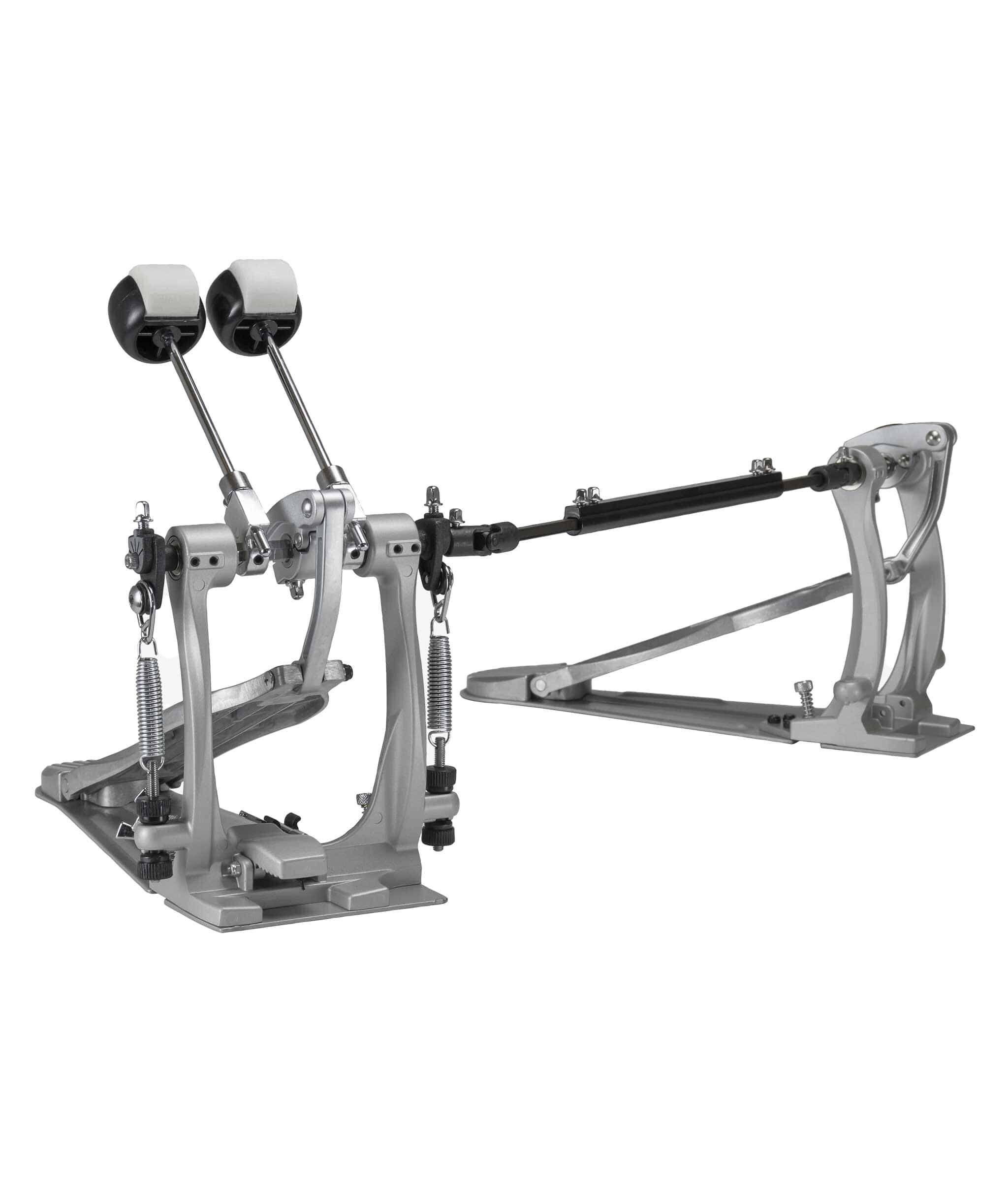 Left. Gibraltar Hardware - Tour Class Direct Drive Double Bass Drum Pedal, with High-Speed Dual Cam System, Adjustable Tension.