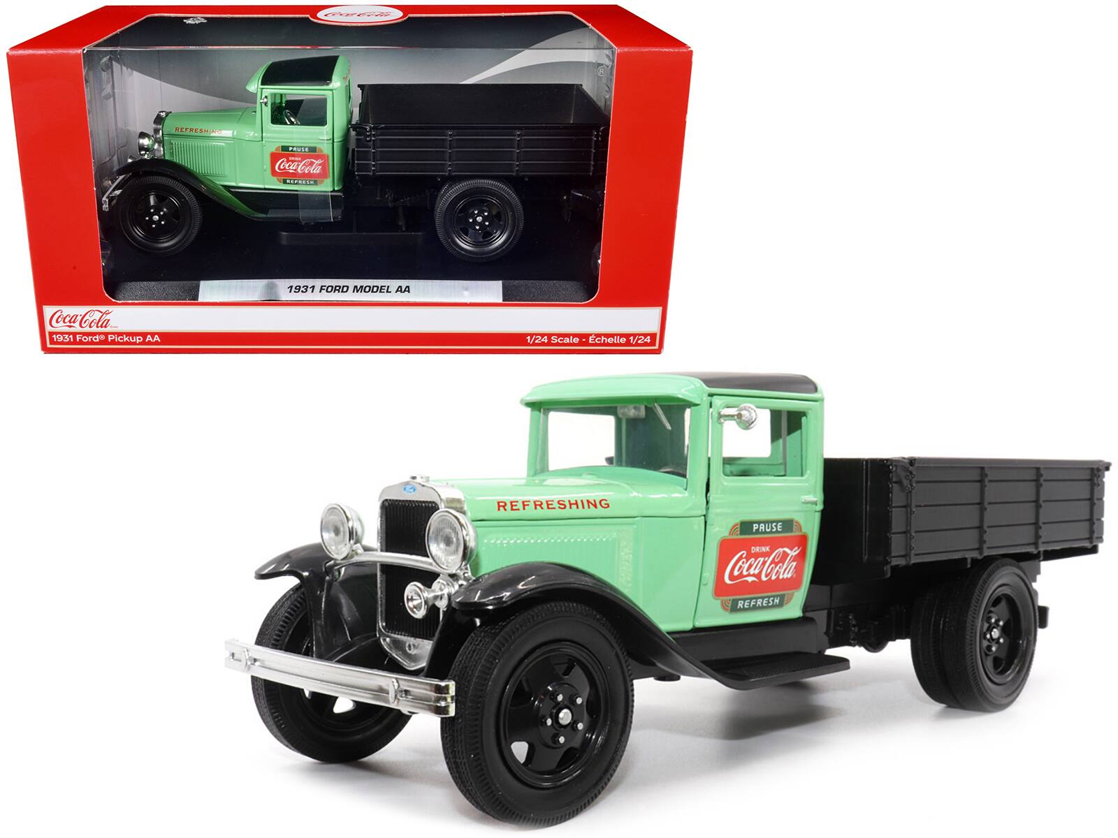 1931 Ford Pickup AA  
1/24 Scale  
Coca-Cola  
REFRESHING  
PAUSE  
DRINK Coca-Cola  
REFRESH