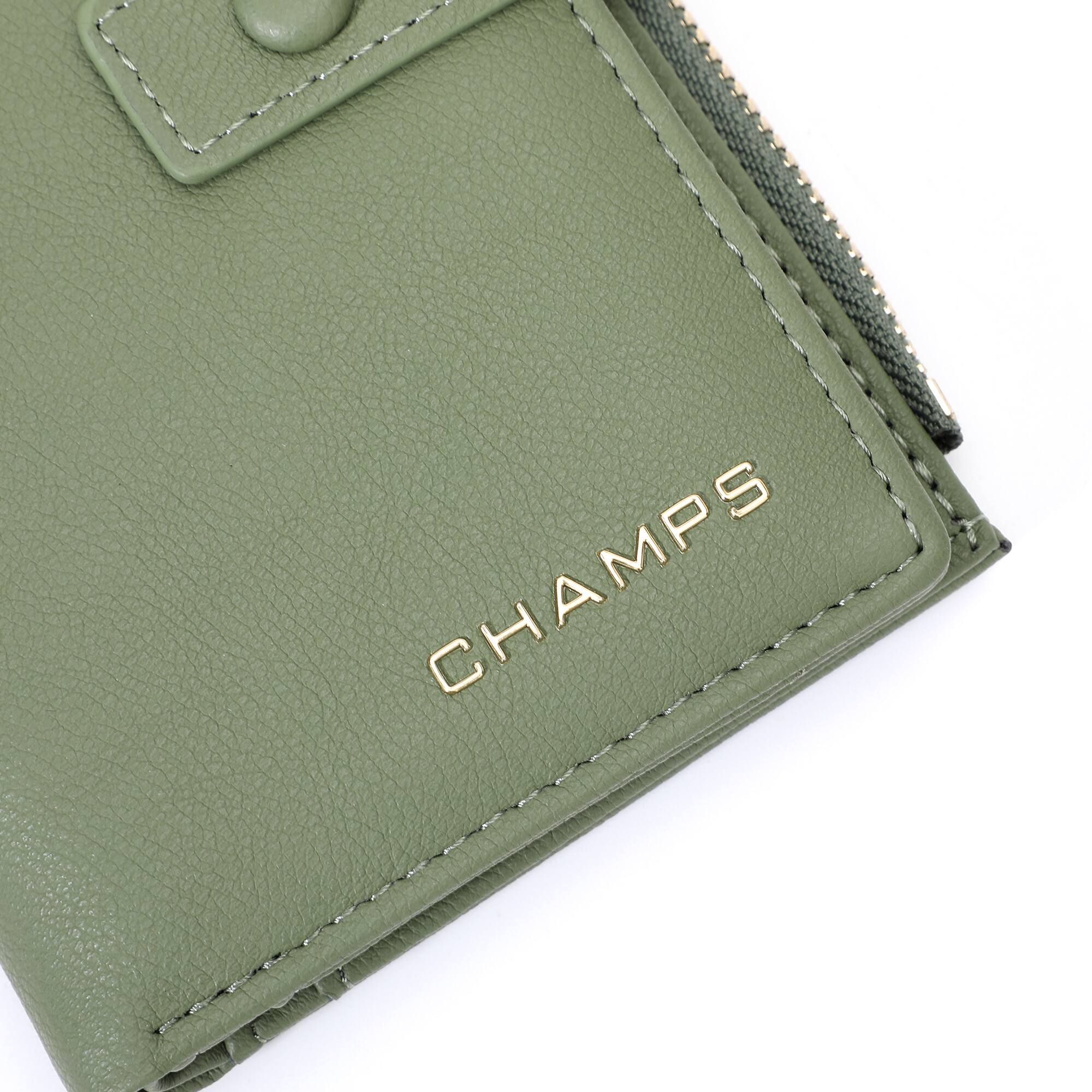 Alt View 1. Champs - Iconic Collection Slim Wallet - Green.
