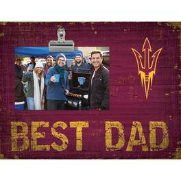 Fan Creations - Arizona State Sun Devils 8'' x 10.5'' Best Dad Clip Frame - Multicolor
