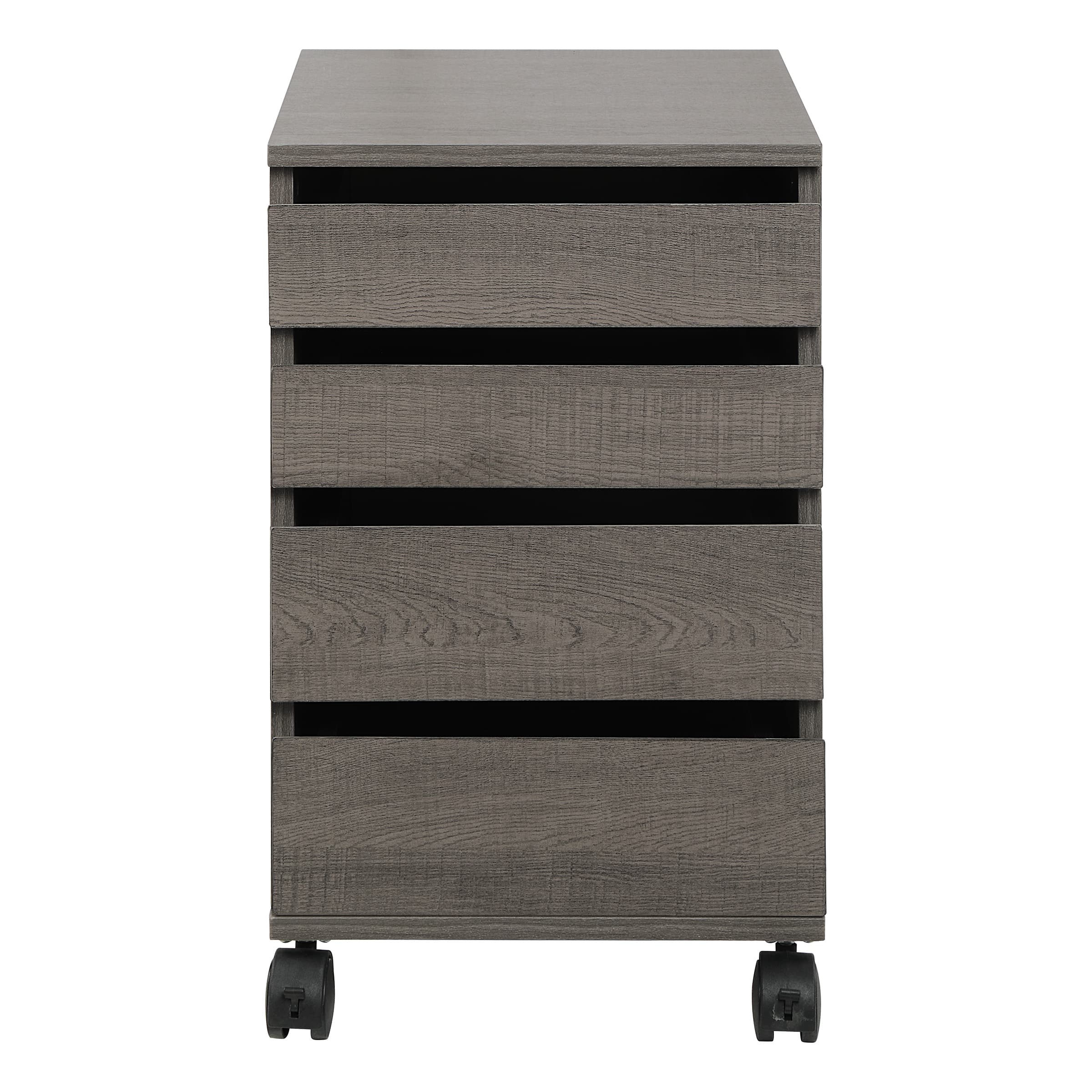 Front Zoom. OSP Home Furnishings - Holly Mobile Storage Cart - Farm Oak.