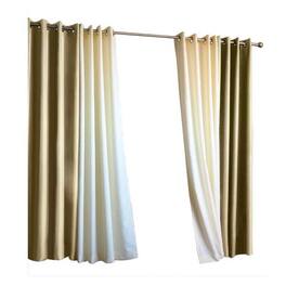 Commonwealth Home Fashions - Outdoor Decor Gazebo 50 X 108 Solid Indoor/Outdoor Grommet Panel - Khaki