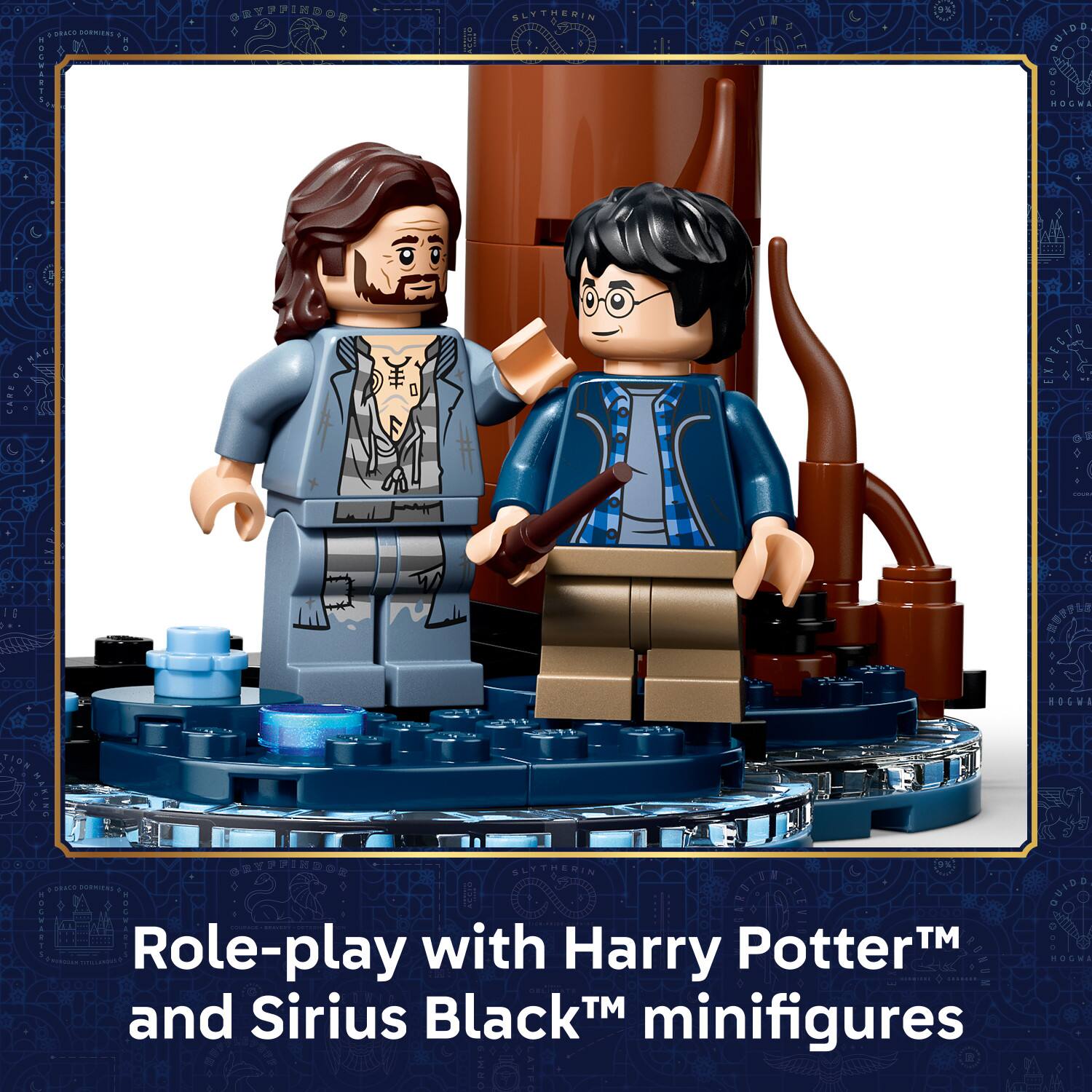 Role-play with Harry Potter™ and Sirius Black™ minifigures