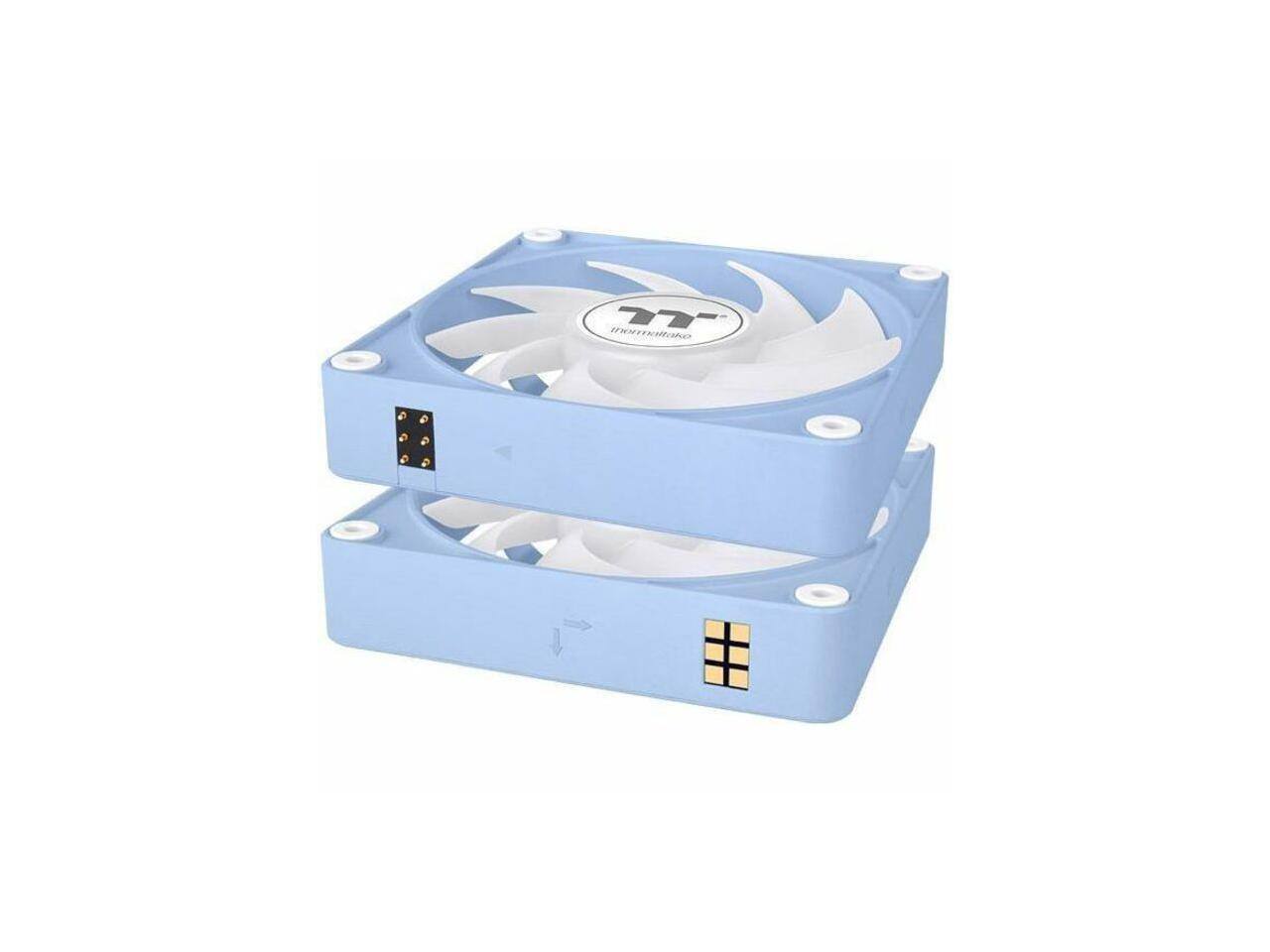 Alt View 3. Thermaltake - CT120 EX Reverse ARGB Sync PC Cooling Fan Matcha Green [3-Fan Pack] - Matcha Green.