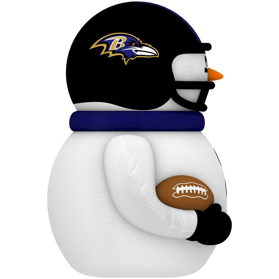 Sporticulture Baltimore Ravens 7' Inflatable Snowman Player Black ...