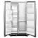 Angle. Whirlpool - 36 in. Wide 25 cu. ft. Side-by-Side Refrigerator - Fingerprint-Resistant Stainless Finish.