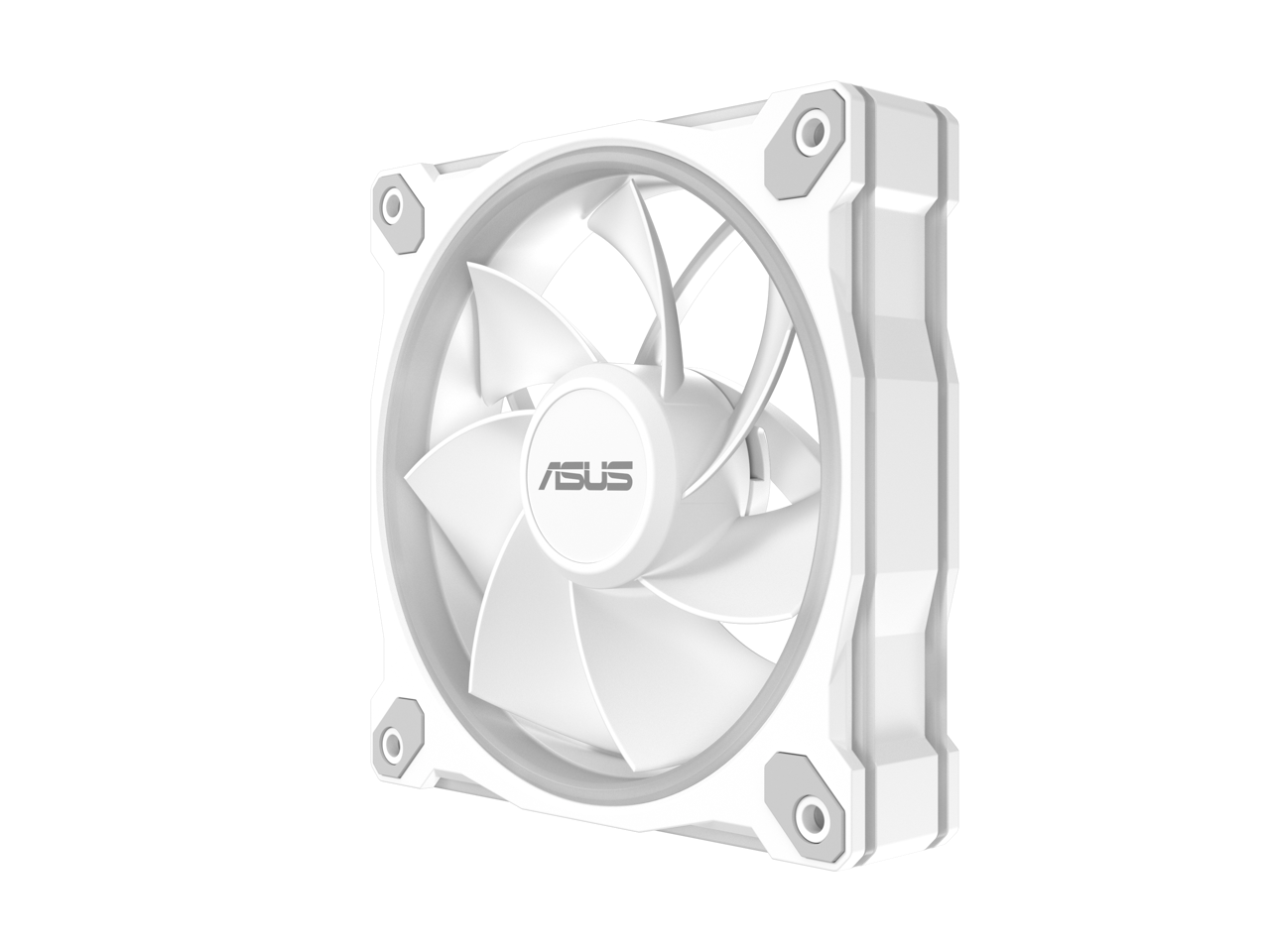 Alt View 7. ASUS - ASUS Prime MR120 ARGB Fan - White, 28mm Frame, PWM, 20 ARGB LEDs, Aura Sync - white.