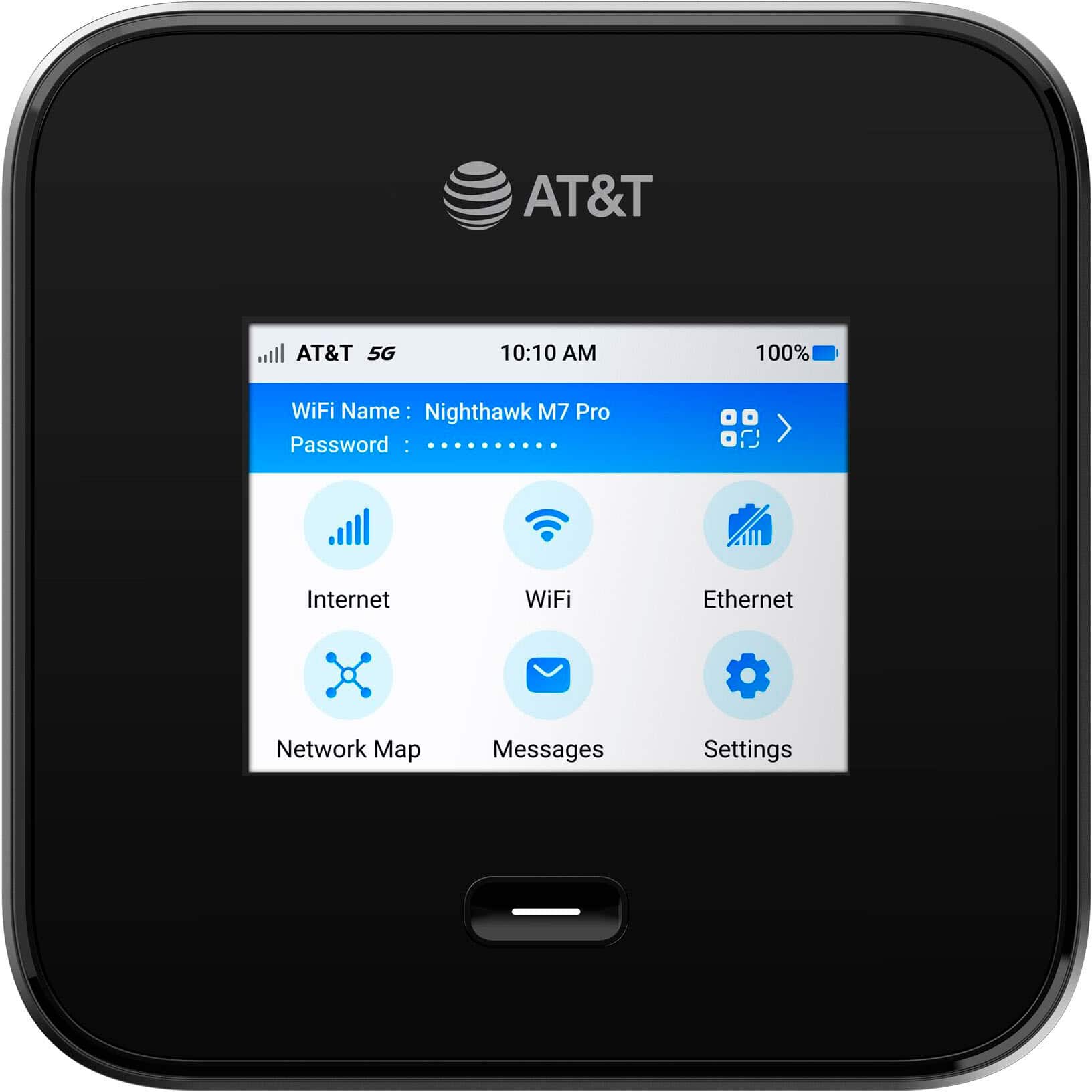 NETGEAR - Nighthawk M7 Pro WIFI 7 Mobile Hotspot - Black (AT&T) - Angle_Zoom