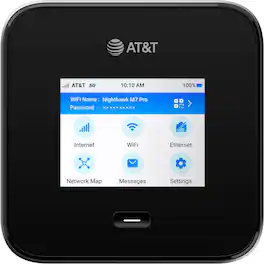 NETGEAR - Nighthawk M7 Pro WIFI 7 Mobile Hotspot - Black (AT&T)