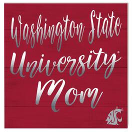 Jardine - Washington State Cougars 10'' x 10'' Mom Plaque - Red