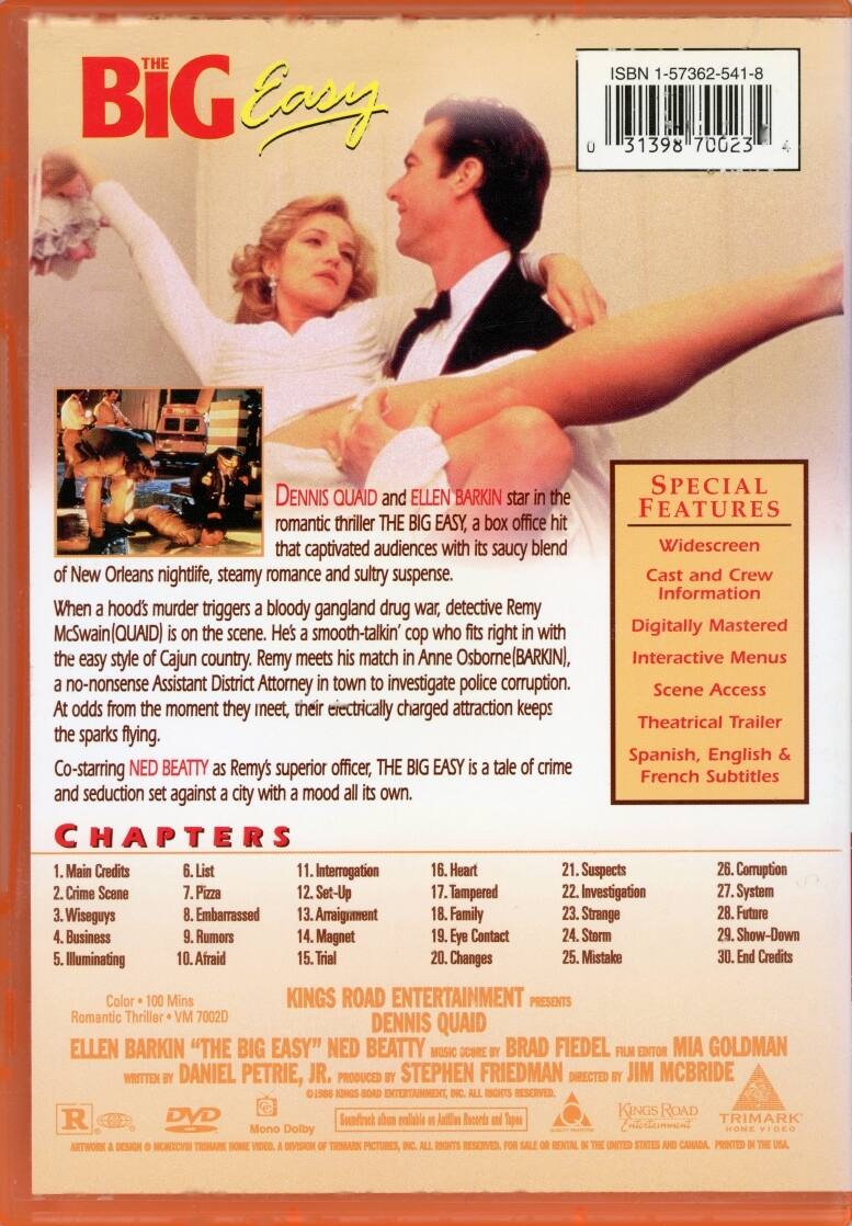 Alt View 1. The Big Easy   - DVD.