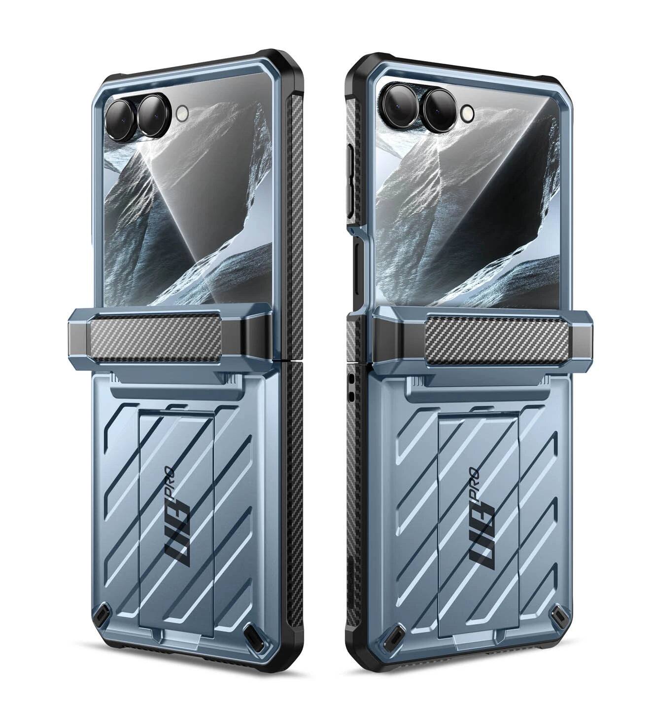 Alt View 6. SUPCASE - UB Pro Rugged Case for Samsung Galaxy Z Flip 8 with 360° Full Body Military-Grade Protection - Tilt.