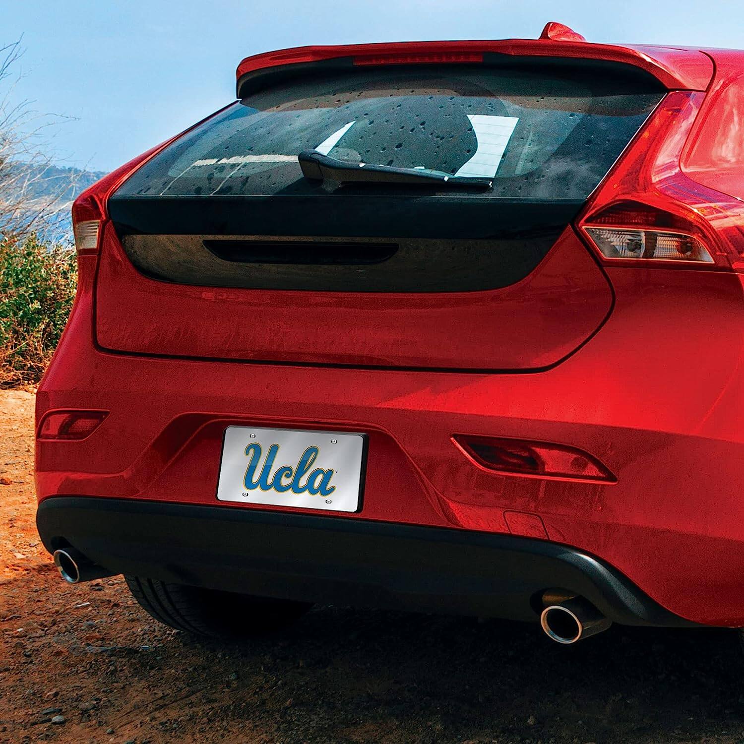 Alt View 2. Rico Industries - UCLA Bruins Mirrored Laser Cut License Plate Laser Tag - Multi.