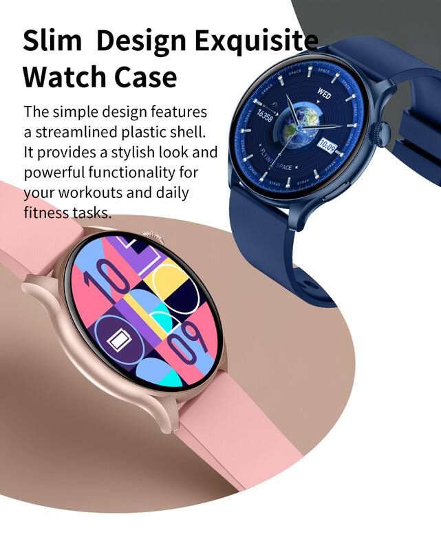 Slim Design Exquisite Watch Case

The simple design features a streamlined plastic shell. It provides a stylish look and powerful functionality for your workouts and daily fitness tasks.
