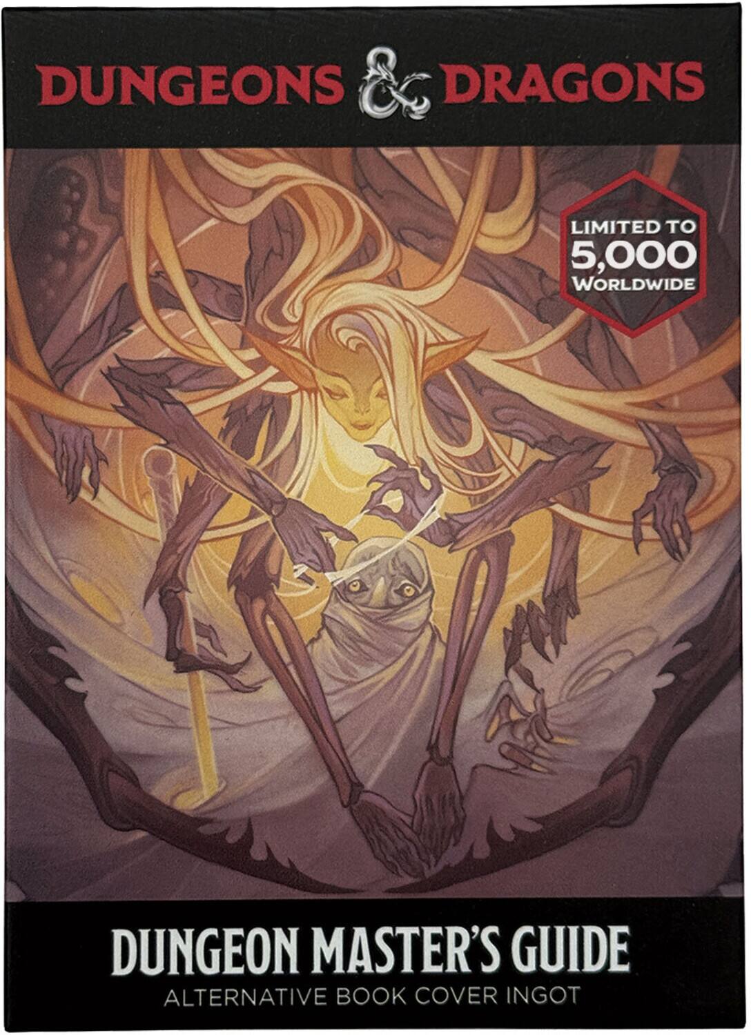 DUNGEONS & DRAGONS  
LIMITED TO 5,000 WORLDWIDE  
DUNGEON MASTER'S GUIDE  
ALTERNATIVE BOOK COVER INGOT
