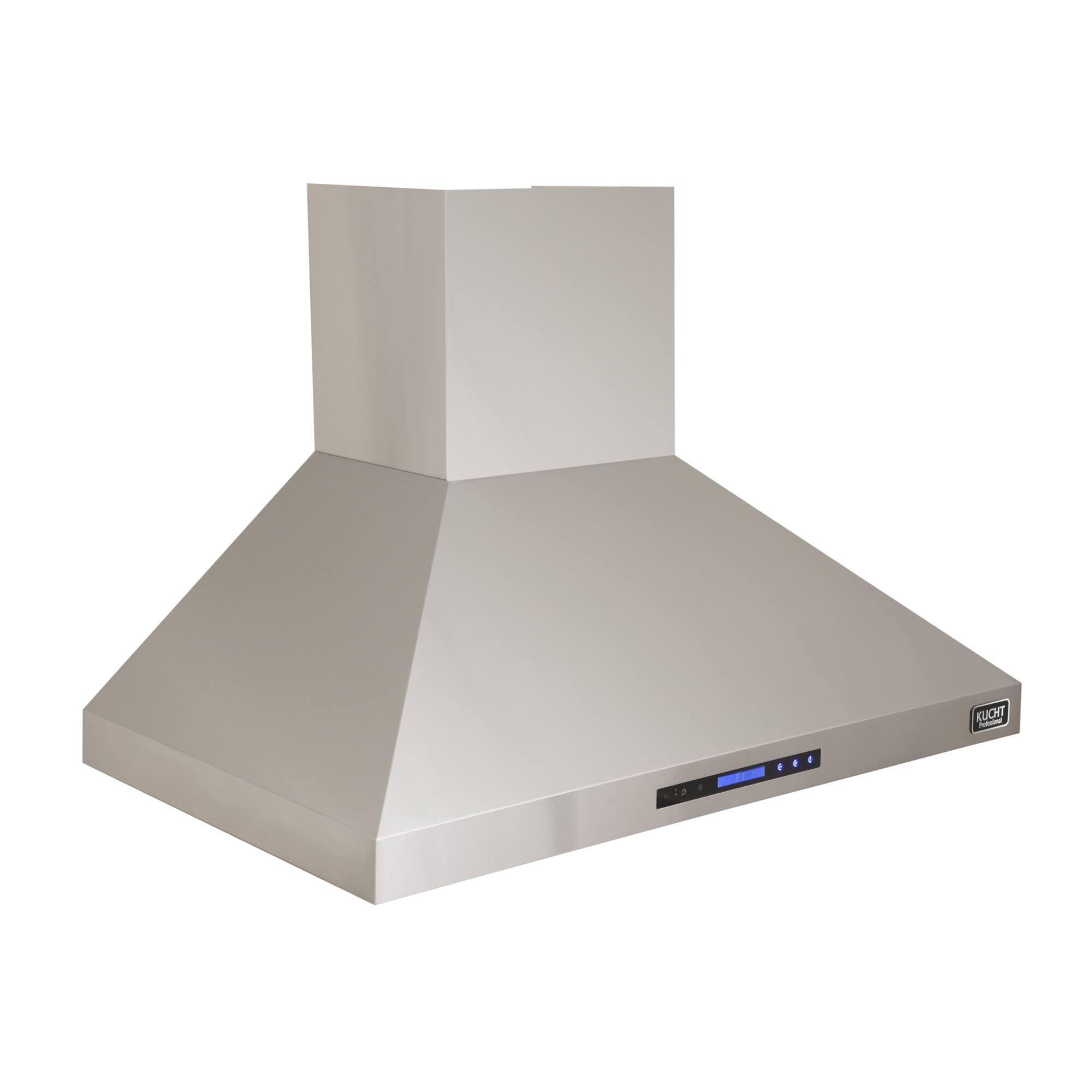 Left. Kucht - 48" Wall Mount Range Hood 1200 CFM – Stainless Steel - Stainless Steel.