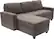 Angle. Serta - Palisades Contemporary Fabric Reclining Sectional - Gray.