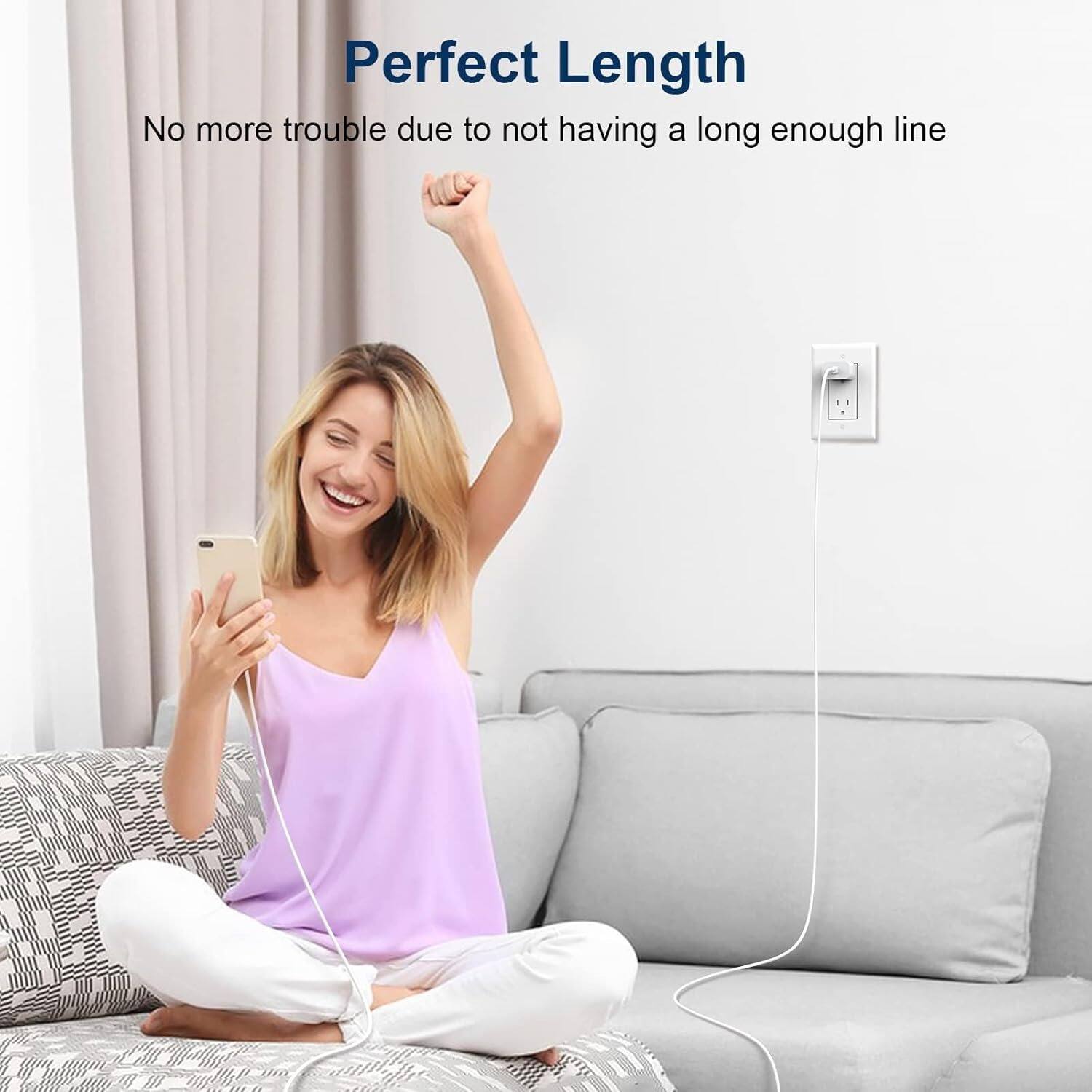 Perfect Length
No more trouble due to not having a long enough line