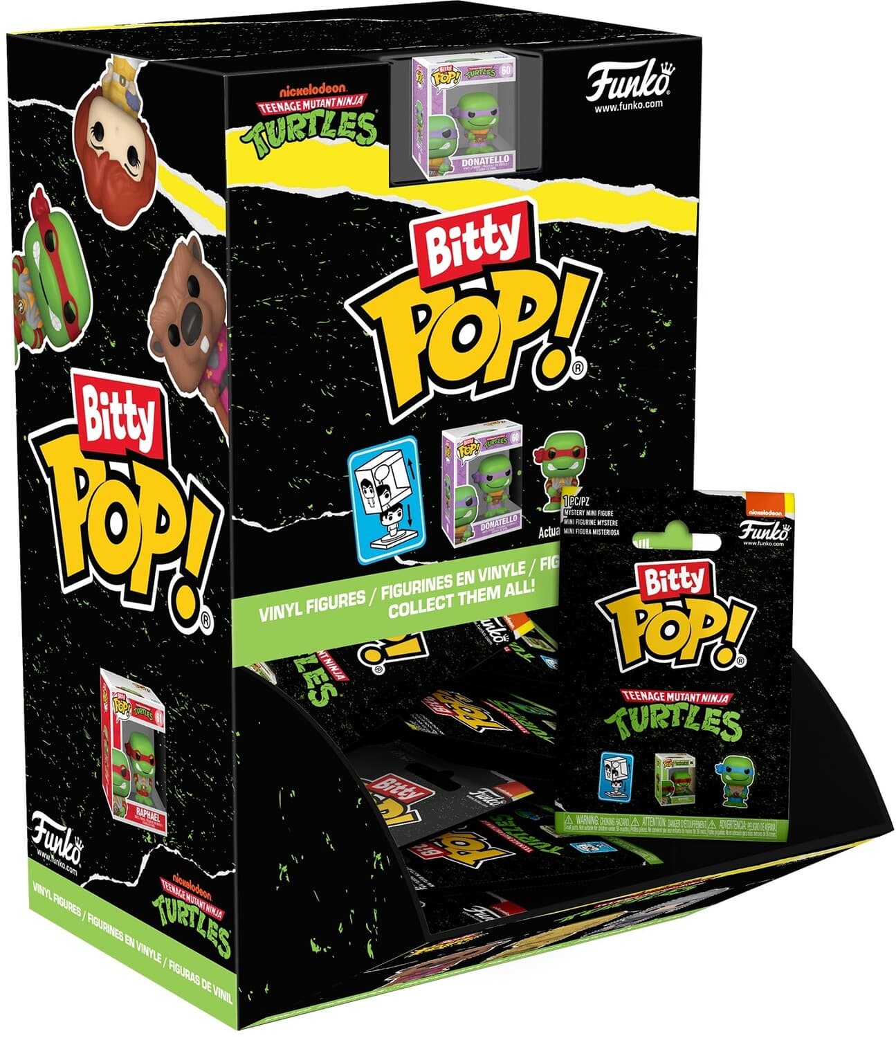 Funko Bitty POP! Singles: Teenage Mutant Ninja Turtles (One Random Bitty Pop! Per Purchase) (TMNT) - COLLECTABLES - Multicolor