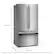 70-3/16" H
32-3/16" D
35-5/8" W
Height shown is highest point on refrigerator, including feet and rollers.
Depth shown is including handles. Depth without handles is 29 7/16"
