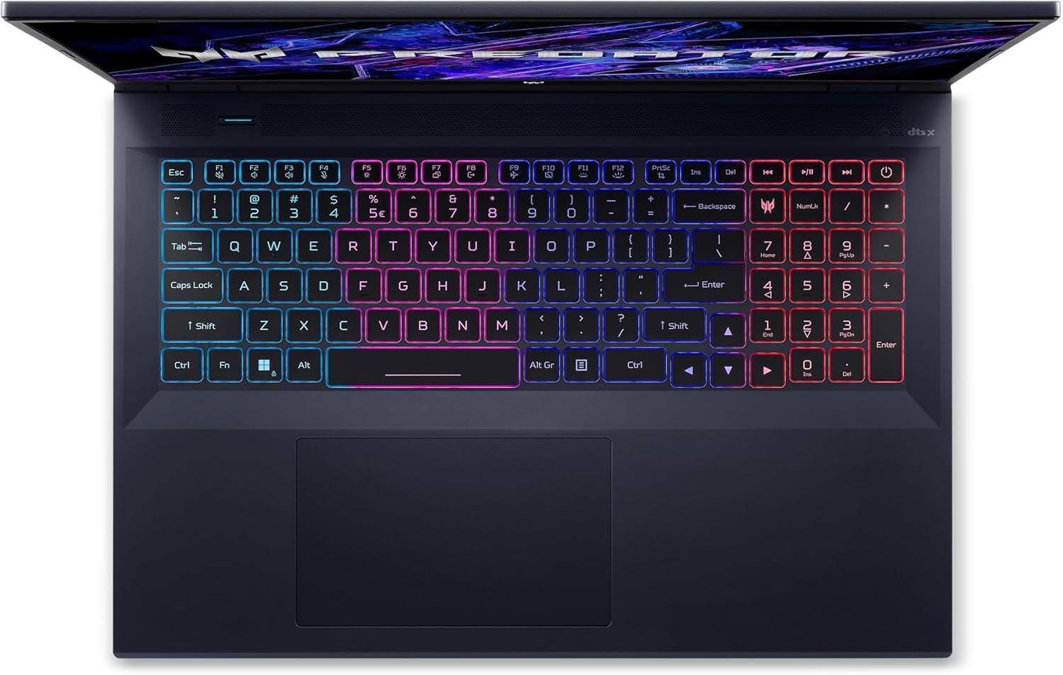 Esc F1 F2 F3 F4 F5 F6 F7 F8 F9 F10 F11 F12 PrtSc Ins Del 1 2 3 4 5 6 7 8 9 0 - = Backspace NumLk / Tab Q W E R T Y U I O P [ ] { } Home 7 8 9 PgUp A S D F G H J K L ; : Enter 4 5 6 End 1 2 3 PgDn Z X C V B N M < > ? Shift Ctrl Fn Alt Alt Gr Ctrl o Ime Del