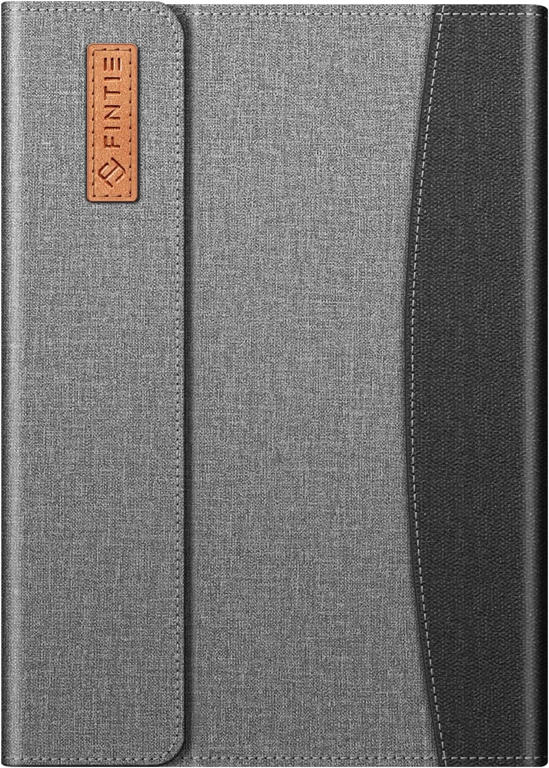 Alt View 5. Fintie - Portfolio Case for Samsung Galaxy Tab S10 Lite/ Tab S10 FE/ Tab S9 FE/ Tab S9, Multiple Angle Business Cover with Pocket - Gray.